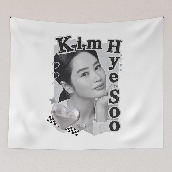 Item preview, Kim Hye-soo Korean Actress Black and White Collage Design designed and sold by AJUNICE STUDIO.