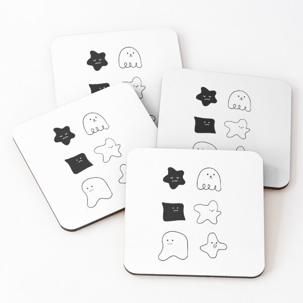 Item preview, Playful Emoji Art: Black & White Minimalist Designs designed and sold by RM-Journey.