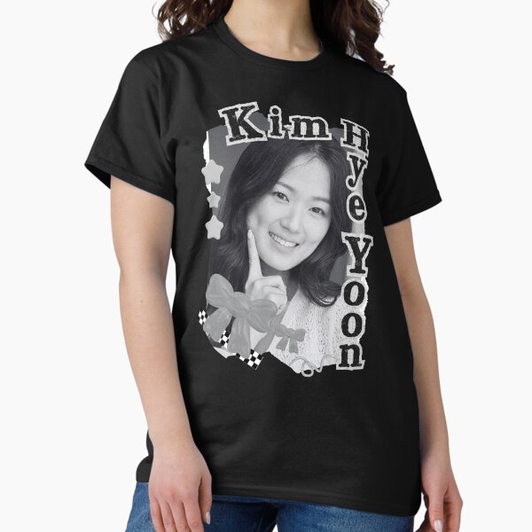 Item preview, Kim Hye-yoon Korean Actress Black and White Collage Design designed and sold by AJUNICE STUDIO.