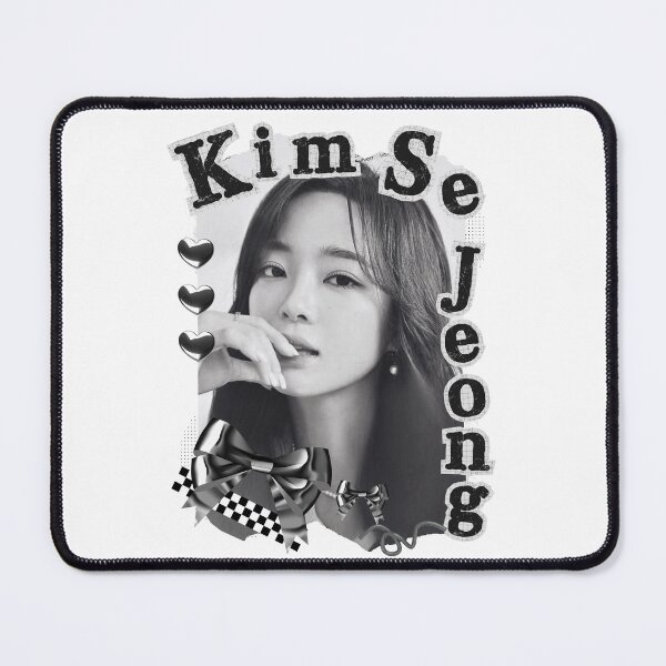 Item preview, Kim Se-jeong Korean Actress Black and White Collage Design designed and sold by AJUNICE STUDIO.