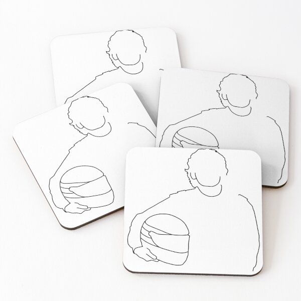 Item preview, Ayrton Senna (white bg) designed and sold by rgibin.