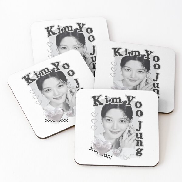Item preview, Kim Yoo-jung Korean Actress Black and White Collage Design designed and sold by AJUNICE STUDIO.