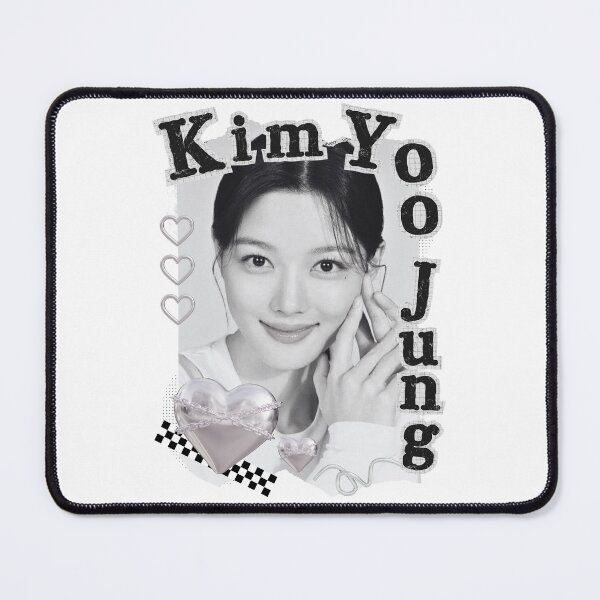 Item preview, Kim Yoo-jung Korean Actress Black and White Collage Design designed and sold by AJUNICE STUDIO.