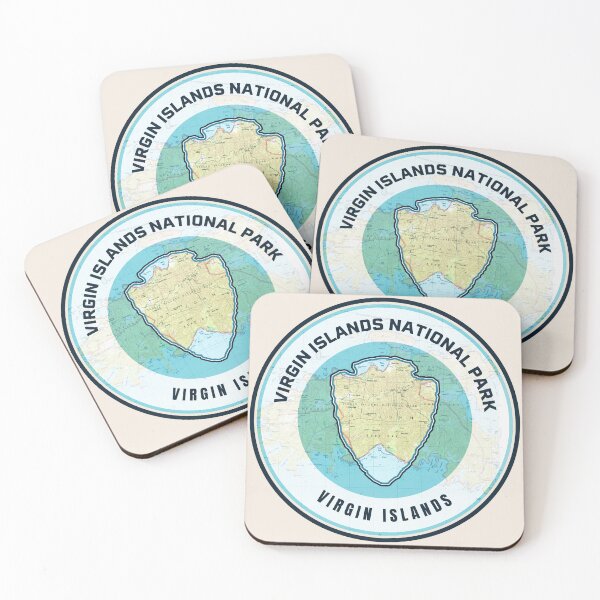 Item preview, Souvenir Map - Virgin Islands National Park designed and sold by Willz Designz.