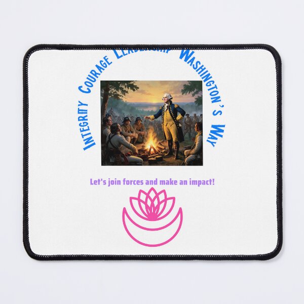 Item preview, Integrity Courage Leadership Washington’s Way designed and sold by PrintPopTees.