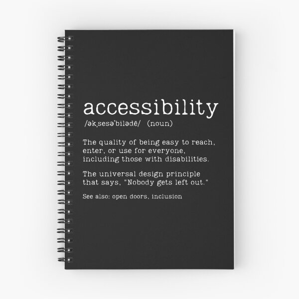 Item preview, Accessibility Defintion designed and sold by HowToCanadian.