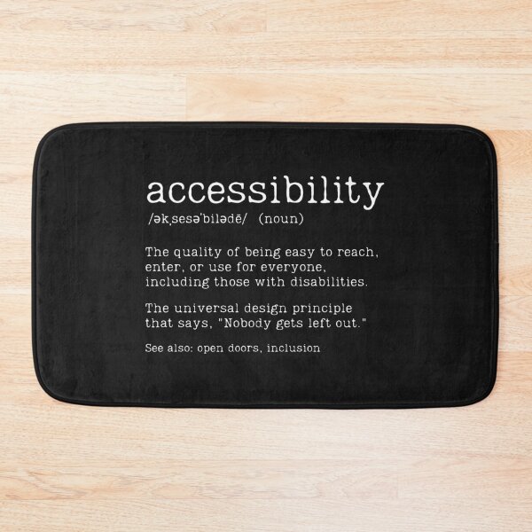 Item preview, Accessibility Defintion designed and sold by HowToCanadian.