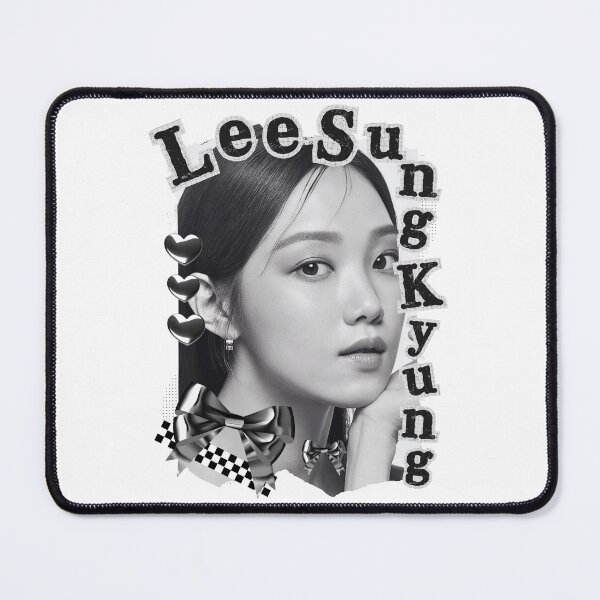 Item preview, Lee Sung-kyung Korean Actress Black and White Collage Design designed and sold by AJUNICE STUDIO.