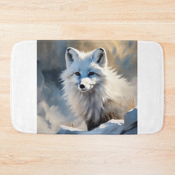 Item preview, Arctic fox designed and sold by Island Art Studios.