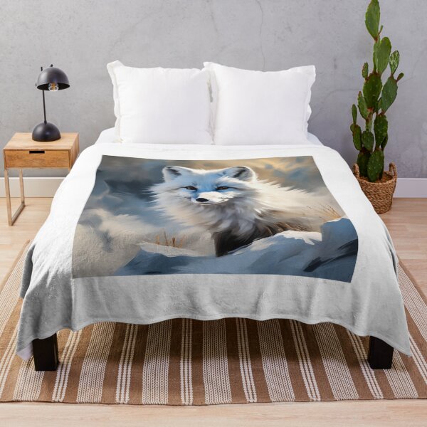 Item preview, Arctic fox designed and sold by Island Art Studios.