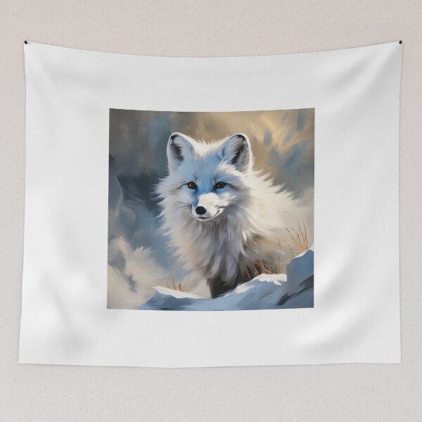 Item preview, Arctic fox designed and sold by Island Art Studios.