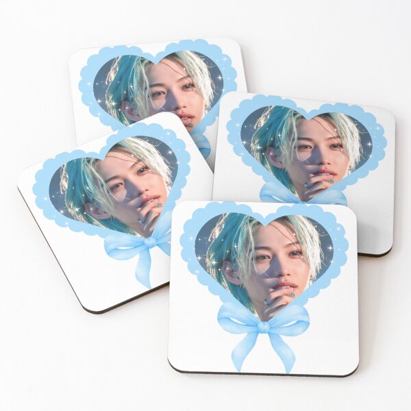 Item preview, Niños callejeros Felix Blue Coquette Heart designed and sold by StarBunnyDesign.