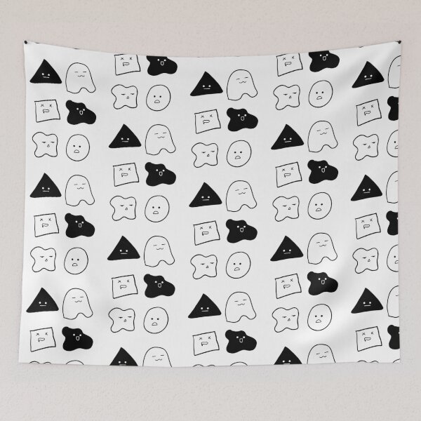 Item preview, Cute Emoji Designs: Minimalist Black & White Line Art designed and sold by RM-Journey.