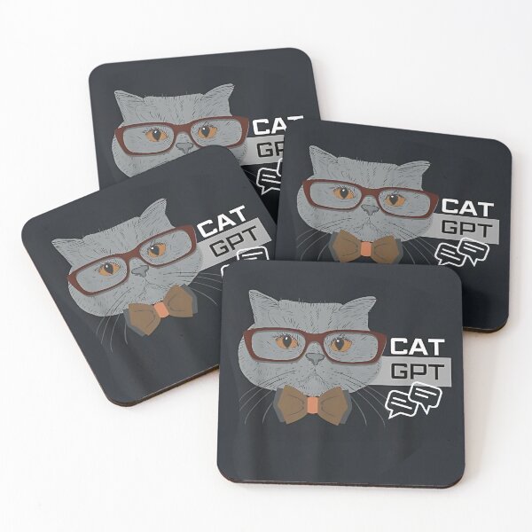 Item preview, Cat Chat GPT: The Purr-fect Blend of Feline and AI Intelligence  designed and sold by Shabby Script Archive | Digital Designer .