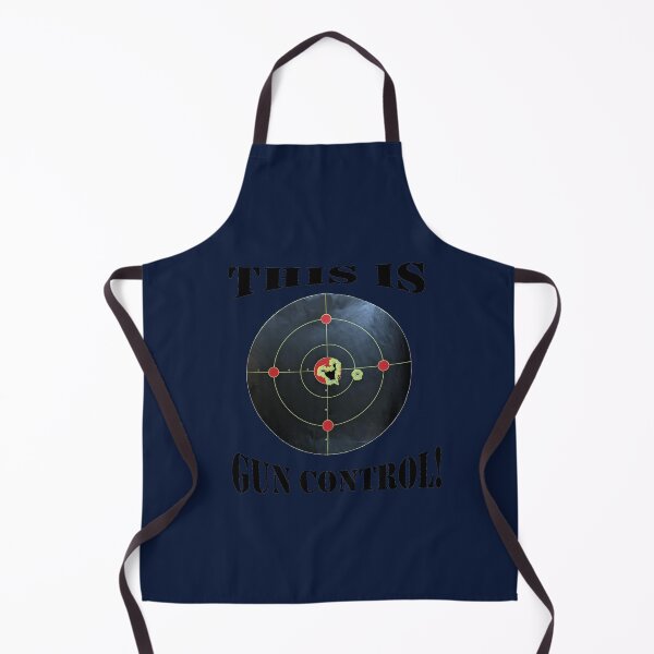 Item preview, This is Gun Control, Navy Blue background/Black Letters designed and sold by DeeDeee1970.