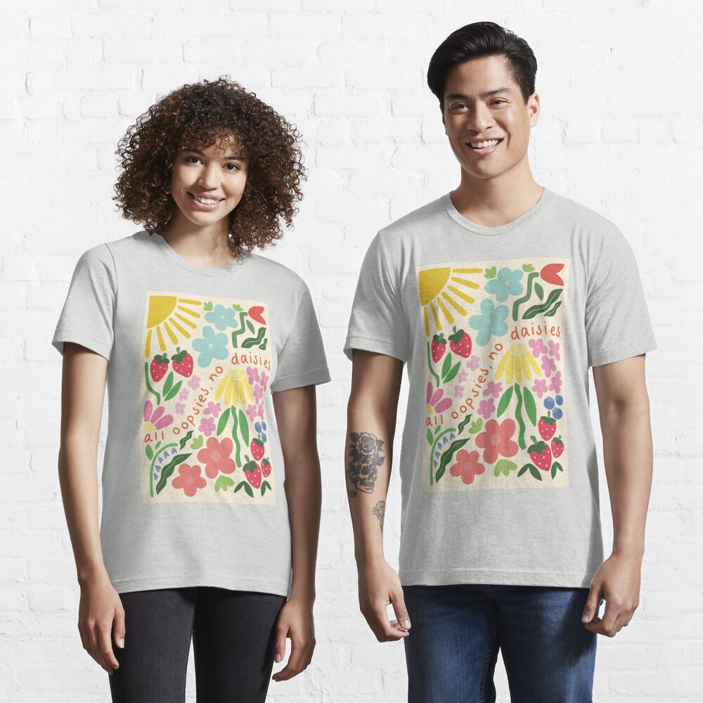 Vista previa del artículo con la obra «Camiseta esencial», diseñado y vendido por peevedandpeachy.
