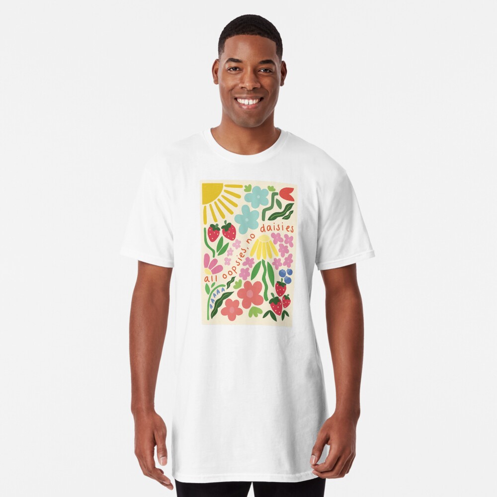 Vista previa del artículo con la obra «Camiseta larga», diseñado y vendido por peevedandpeachy.