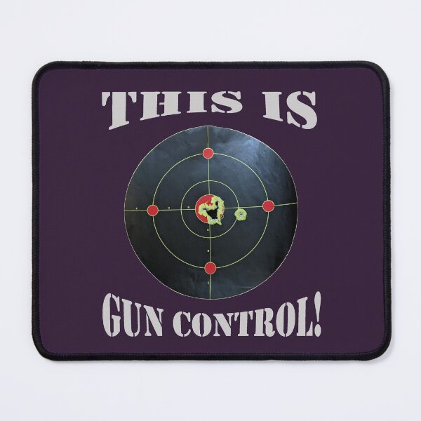 Item preview, This is Gun Control, Purple background/Light Letters designed and sold by DeeDeee1970.