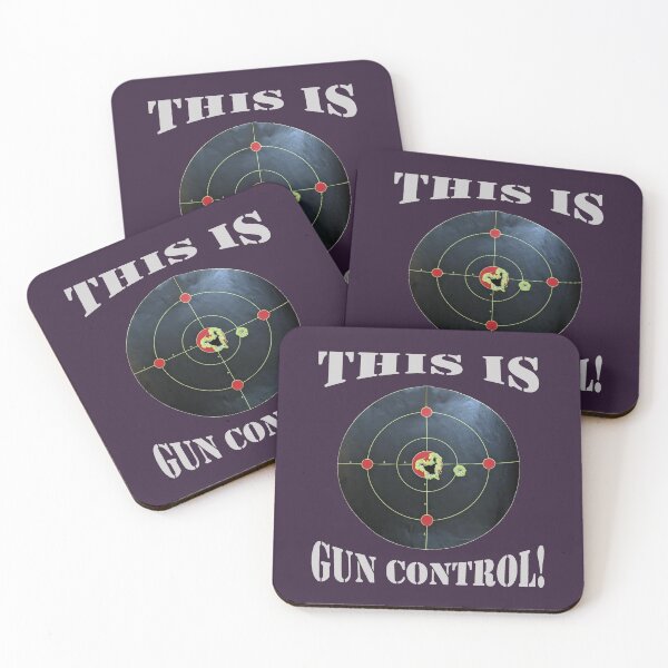 Item preview, This is Gun Control, Purple background/Light Letters designed and sold by DeeDeee1970.