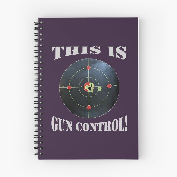 Item preview, This is Gun Control, Purple background/Light Letters designed and sold by DeeDeee1970.