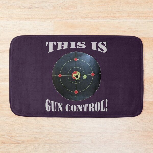 Item preview, This is Gun Control, Purple background/Light Letters designed and sold by DeeDeee1970.