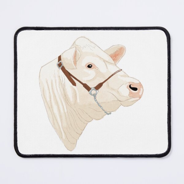 Item preview, Charolais Bust designed and sold by Hanbanner.