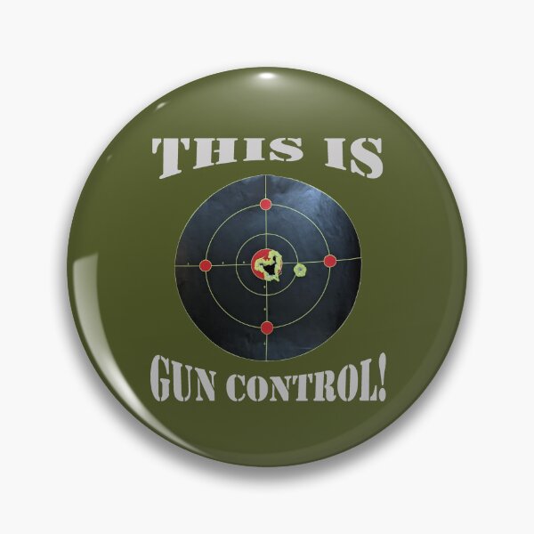 Item preview, This is Gun Control, Army Green background/Light Letters designed and sold by DeeDeee1970.
