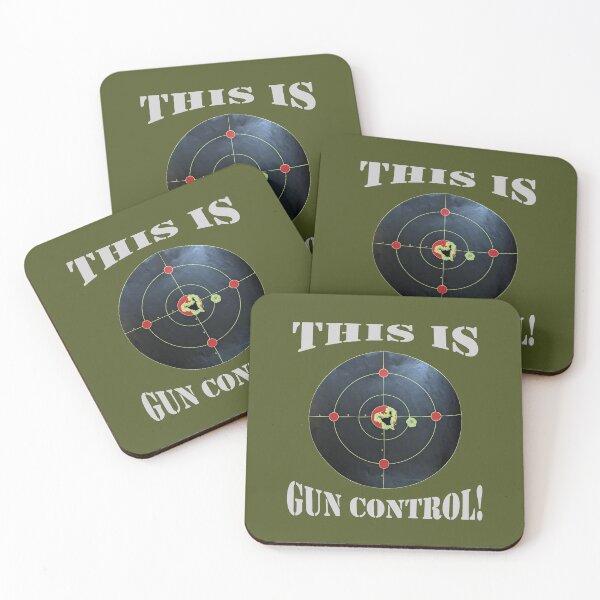 Item preview, This is Gun Control, Army Green background/Light Letters designed and sold by DeeDeee1970.