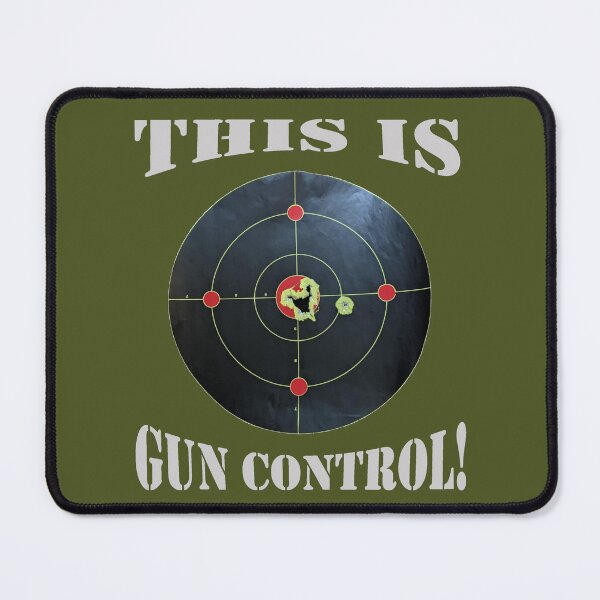 Item preview, This is Gun Control, Army Green background/Light Letters designed and sold by DeeDeee1970.