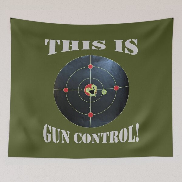 Item preview, This is Gun Control, Army Green background/Light Letters designed and sold by DeeDeee1970.