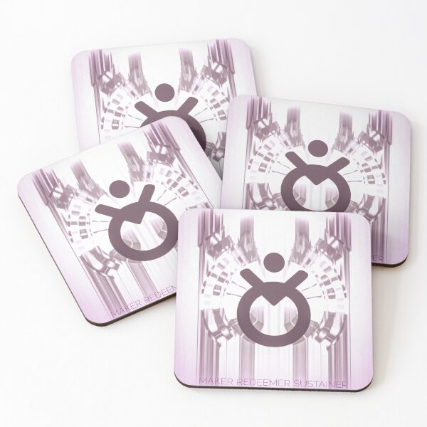 Item preview, Symbol by Jenny Meehan Trinity Version Pink  designed and sold by Jenny Meehan Art Prints and Patterns  .
