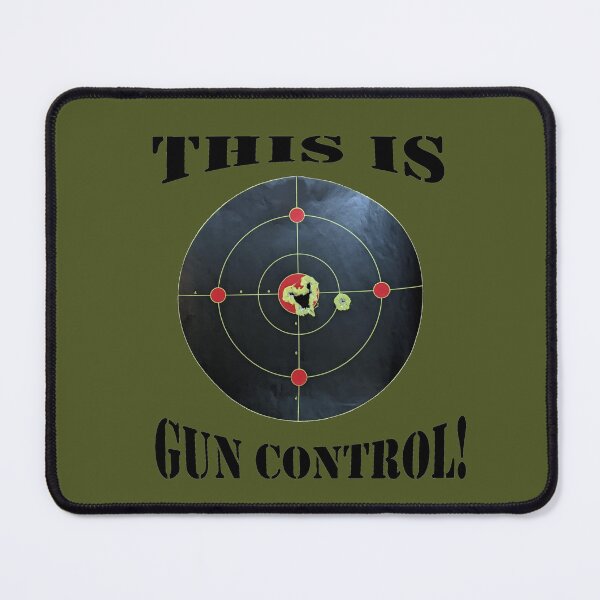 Item preview, This is Gun Control, Army Green background/Black Letters designed and sold by DeeDeee1970.