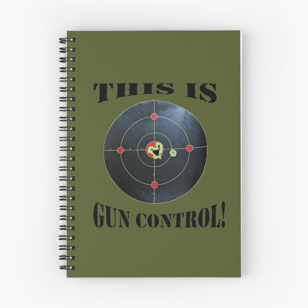Item preview, This is Gun Control, Army Green background/Black Letters designed and sold by DeeDeee1970.