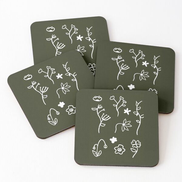 Item preview, Delicate Floral Art: Minimalist Black & White Illustrations designed and sold by RM-Journey.