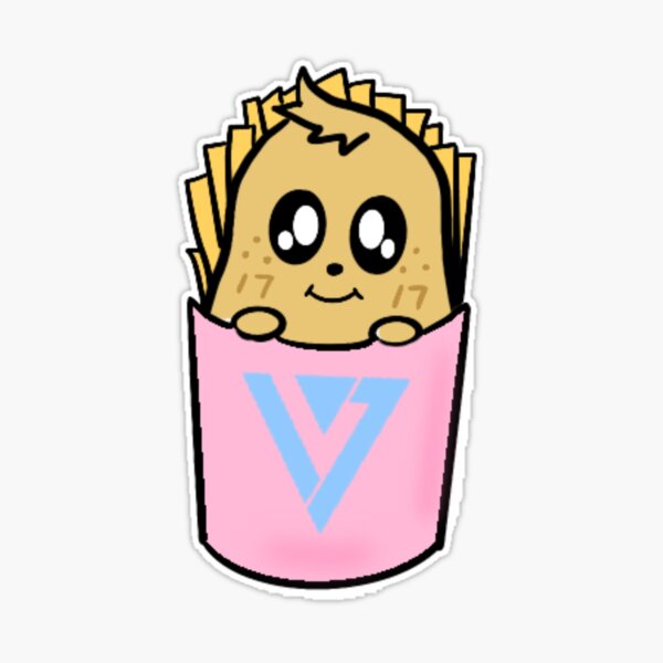 Seventeen Mingyu Kimja in a Fries box 