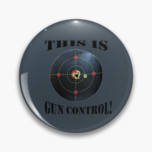 Item preview, This is Gun Control, Dark Gray background/Black Letters designed and sold by DeeDeee1970.