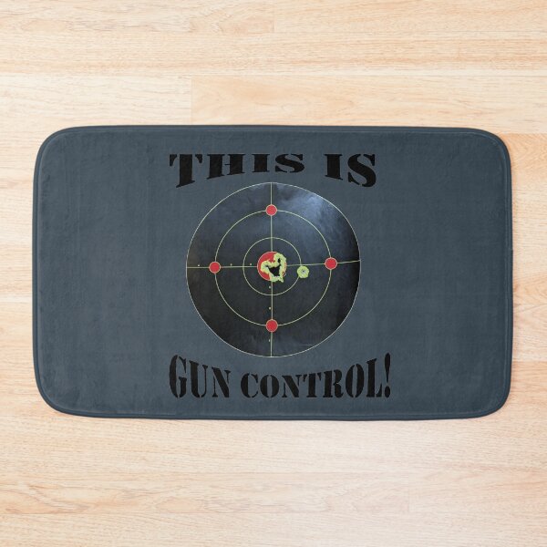 Item preview, This is Gun Control, Dark Gray background/Black Letters designed and sold by DeeDeee1970.
