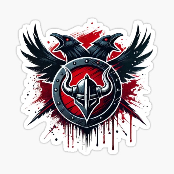 Two Ravens Sticker