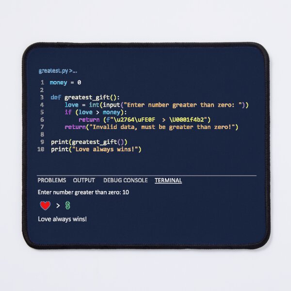 Artikelvorschau, Lustiger Python-Code, marineblauer Hintergrund, dunkler Modus entworfen und verkauft von DeeDeee1970.