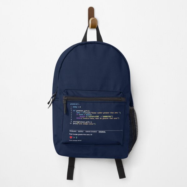 Item preview, Funny Python Code, Navy Blue background, Dark Mode designed and sold by DeeDeee1970.