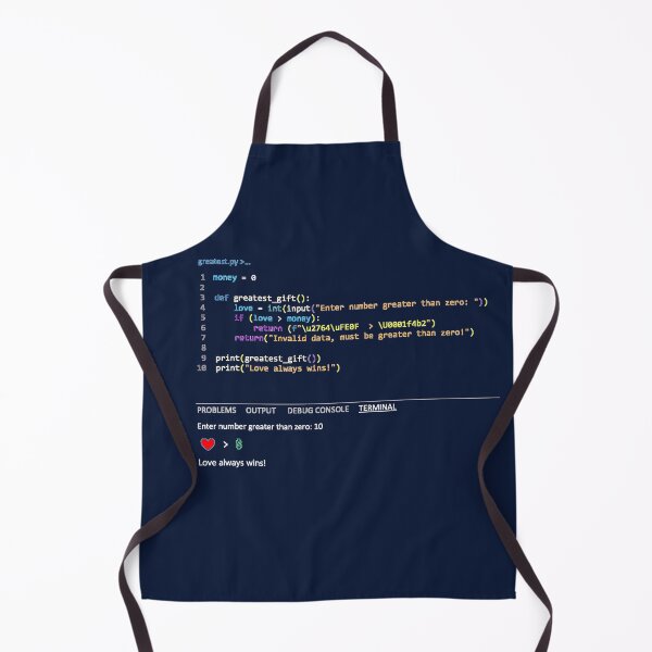Item preview, Funny Python Code, Navy Blue background, Dark Mode designed and sold by DeeDeee1970.