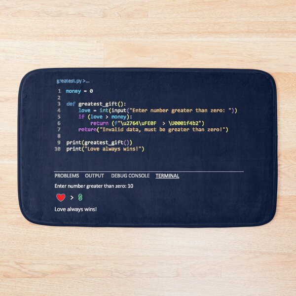 Item preview, Funny Python Code, Navy Blue background, Dark Mode designed and sold by DeeDeee1970.