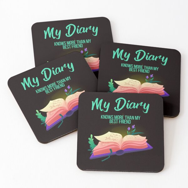 Item preview, My diary knows more than my best friend designed and sold by Agu210.