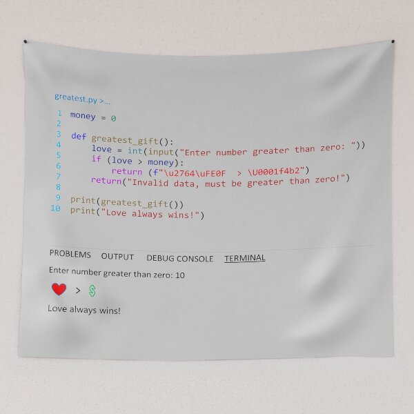 Item preview, Funny Python Code, Light Gray background designed and sold by DeeDeee1970.