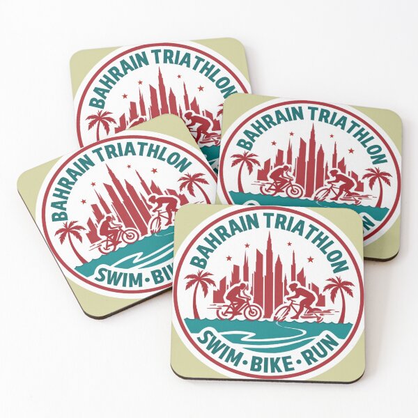 Item preview, Bahrain Triathlon Design - Swim , Bike , Run designed and sold by Triathlongram.