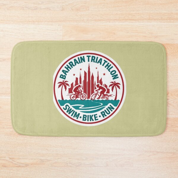 Item preview, Bahrain Triathlon Design - Swim , Bike , Run designed and sold by Triathlongram.