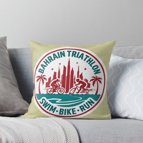 Item preview, Bahrain Triathlon Design - Swim , Bike , Run designed and sold by Triathlongram.