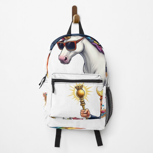Item preview, Trump Riding a Unicorn - Funny Cartoon Artwork designed and sold by Creative Spark.