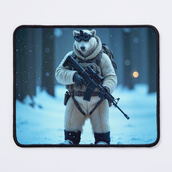 Item preview, Armed military bear designed and sold by FotoLibreStudio.