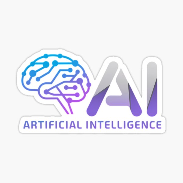 Item preview, AI Artificial Intelligence Futuristic Logo designed and sold by ZetaDream.